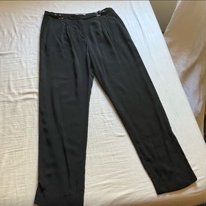 Sandro Paris black straight leg trousers
